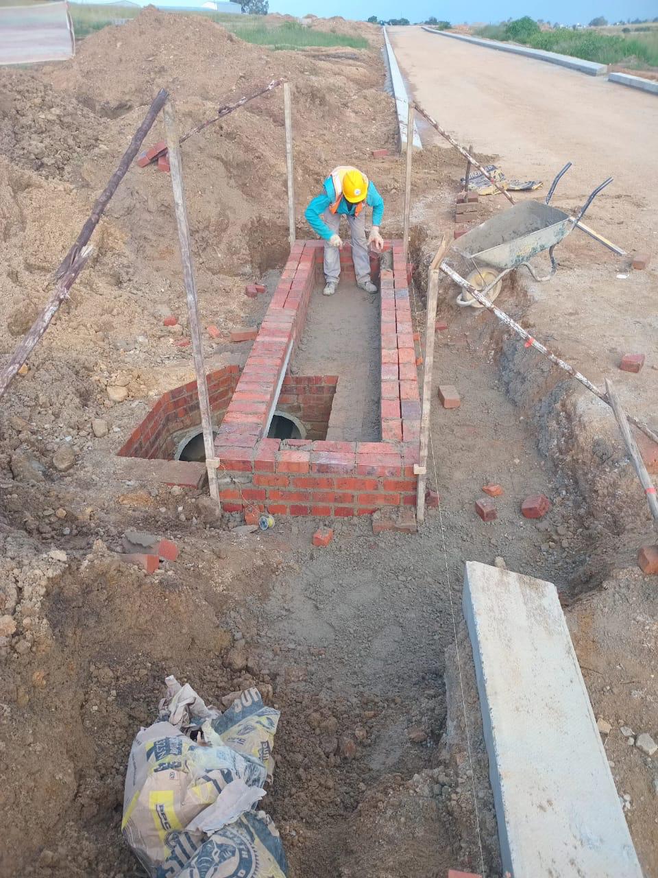 Paving foundation work